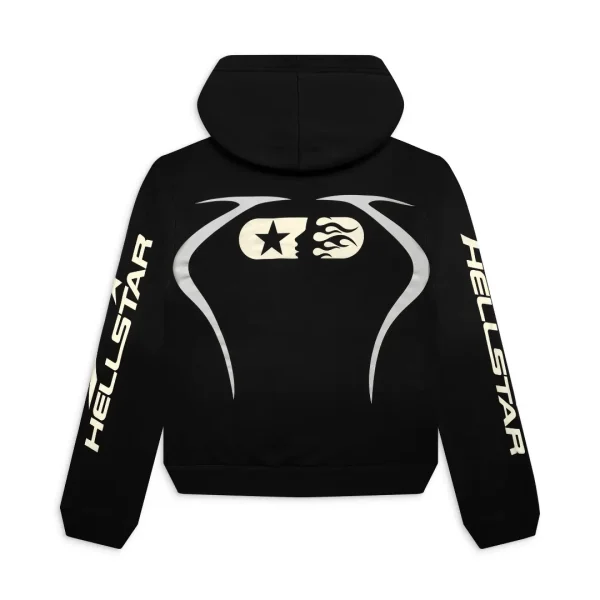 Black-Hellstar Sports Jet Hoodie