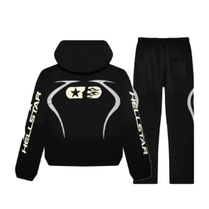 Black-Hellstar Sports Jet Tracksuit