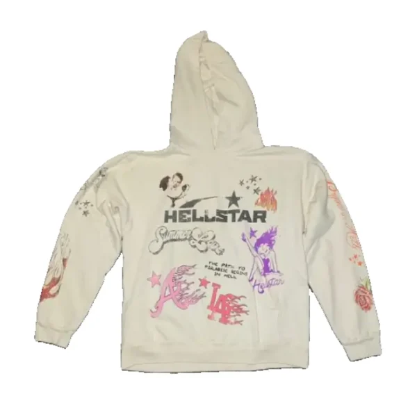 Black / White-I Love Hellstar Summer Love Hoodie