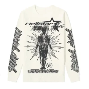 Hellstar Victory Thermal Long Sleeve White Men & Women